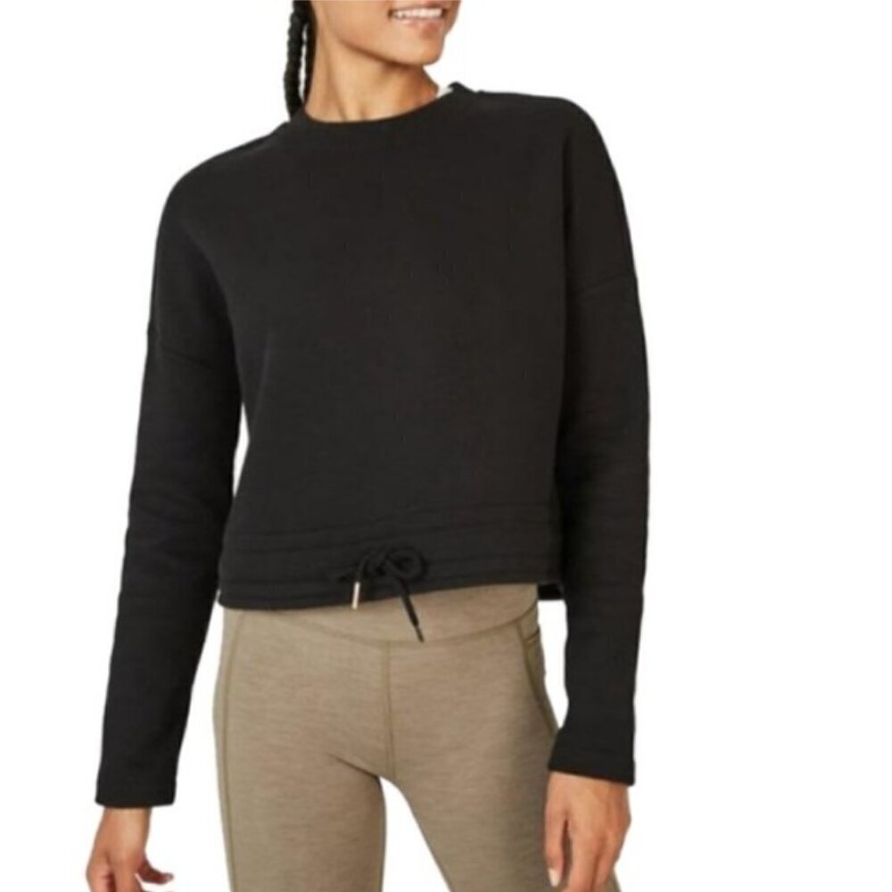 Sweaty Betty (XL) Tie Hem Crop Sweatshirt